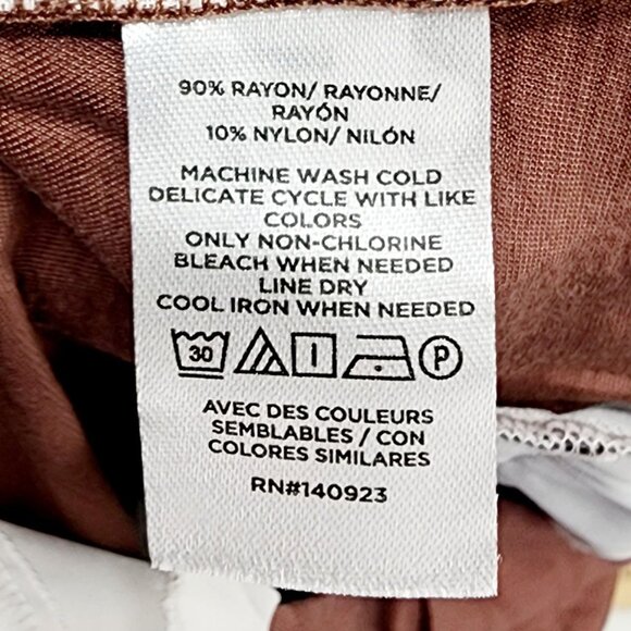 LOFT Outlet Womens Pants Tapered Leg Size 8 Rust Brown - Picture 8 of 10